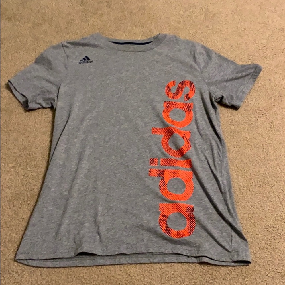 Gray adidas t-shirt